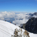Aiguille due Midi near Mont Blanc in Chamonix, France